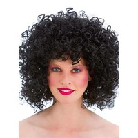 Afro pruik Dolly in de kleur zwart