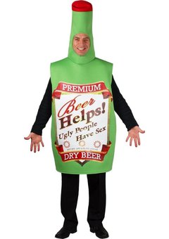 Bierfles kostuum Ugly