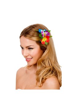 Haarclip hawaii  Alika  bloem multi color