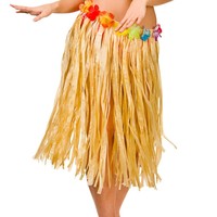 Mooie hawaii rok naturel met bloemen