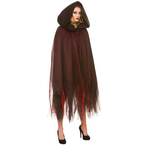 Leuke vampieren cape met kap volwassenen