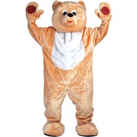 Leuke teddy beer kostuum Dibbes mascotte