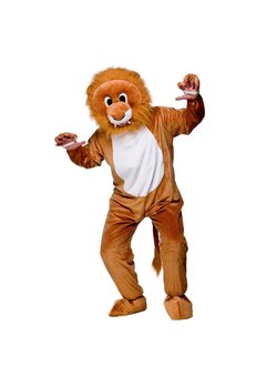 Leeuwen pak Gemma mascotte