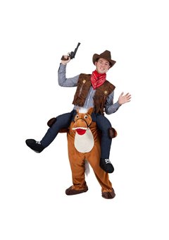 Gedragen door paard pak Willem