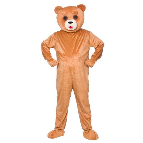 Mascotte knuffelbeer pak Daan