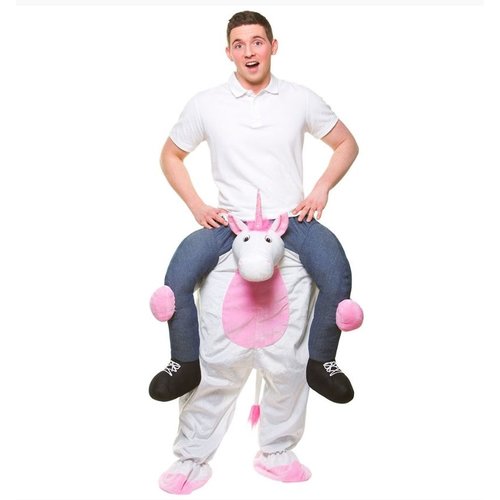 Leuk gedragen door eenhoorn kostuum Timo