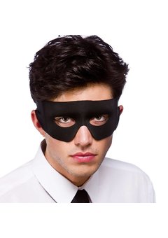 Super helden masker Bernard in zwart