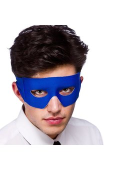 Super helden masker Bernard in blauw