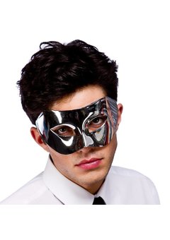 Oogmasker Florence zilver