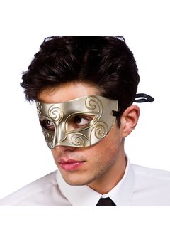 Oogmasker Turijn in zilver