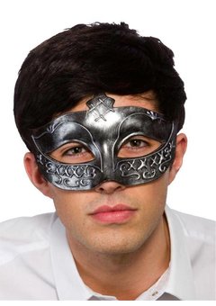Gladiator oogmasker Ferdinand  antiek zilver