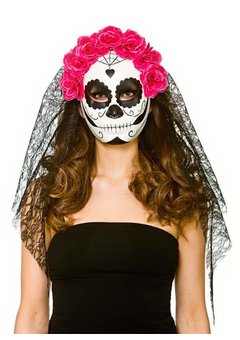 Masker day of the dead Julia met sluier