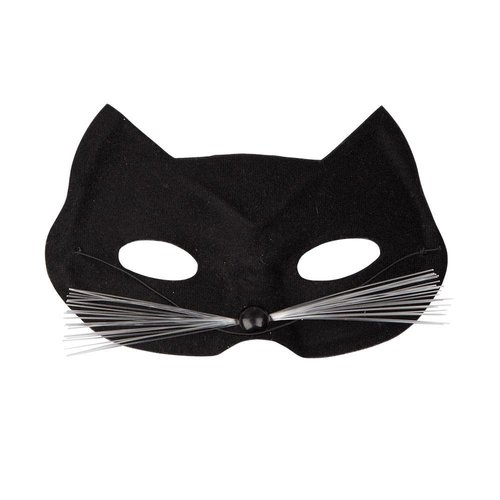 Leuk poezen  oog masker Jennie  met snorharen