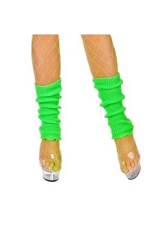 Beenwarmers disco fever neon groen