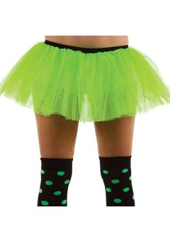 Disco rokje neon groen kort