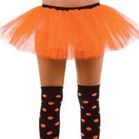 Mooi tutu rokje kort neon oranje 35 CM