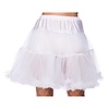 Lange petticoat Nadine in wit