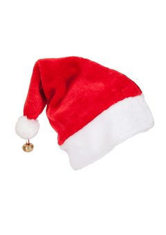 Kerstmuts pluche met belletje
