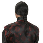 Leuke zwarte pruik Chinees Ming