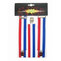 Mooie Nederlandse bretel in rood, wit en blauw