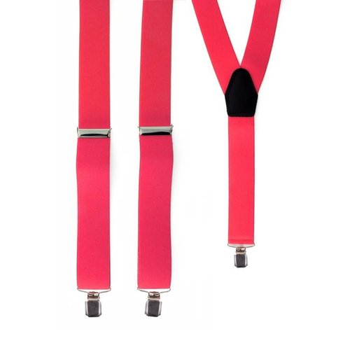 Mooie fluor roze bretel