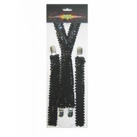 Mooie bretel met zwarte pailletten