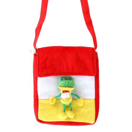 Leuk Oeteldonk tasje met kikker en rits