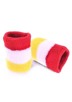 Polsbandjes Oeteldonk in rood/wit/geel