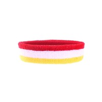 Mooi hoofdbandje Oeteldonk  in rood/wit/geel