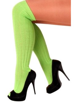 Kniekousen in fluorgroen