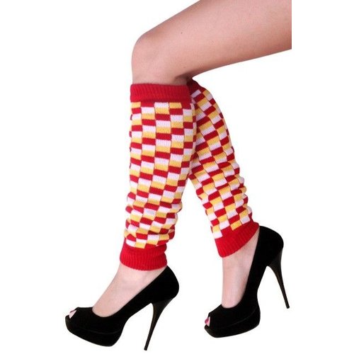 Leuke Oeteldonk beenwarmer geblokt