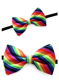 Regenboog vlinderstrik