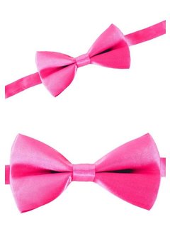 Satijn roze vlinderstrik