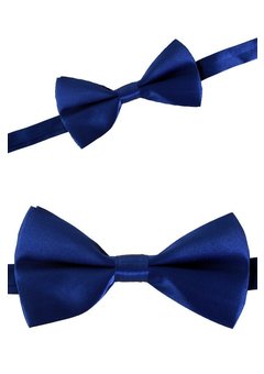 Satijn blauwe vlinderstrik