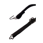 Mooie satijn blauwe vlinderstrik van 12 bij 6,5 cm