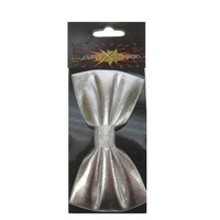 Leuke zilveren strik van 13,5 bij 7,5 cm