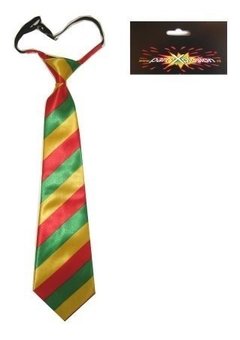 Stropdas Rood, geel en groen