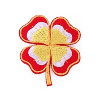 Leuk Oeteldonk klavertje van 4,5 x 4,5 incl. lijm