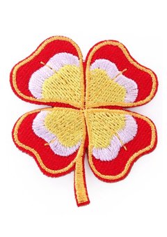 Oeteldonk klavertje 4,5x4,5 cm