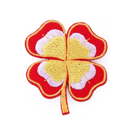 Leuk Oeteldonk klavertje van 4,5 x 4,5 incl. lijm