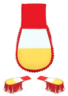 Oeteldonk epauletten gestreept