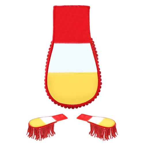 Mooie set Oeteldonk epauletten gestreept