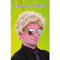 Leuke disco pruik Vincent in blond