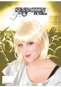 Blonde boblijn pruik Valerie