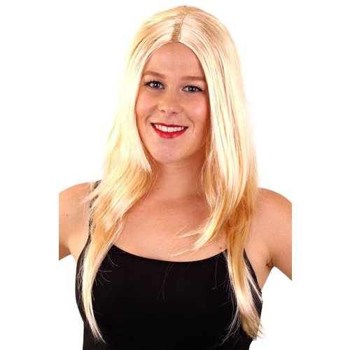 Mooie blonde pruik Benthe stijl model