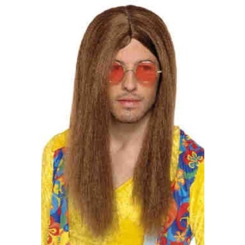 Leuke hippie pruik Dylan lang haar