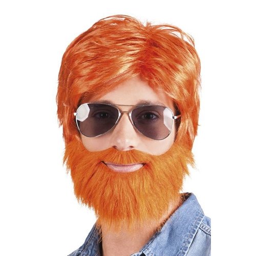 Mooie pruik Willem oranje met baard