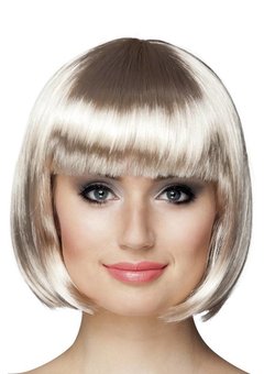 Pruik Sophie boblijn in platinumblond