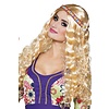 Hippie pruik Jessy in blond met krullen