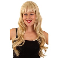 Mooie blonde pruik Linda blond haar met highlights